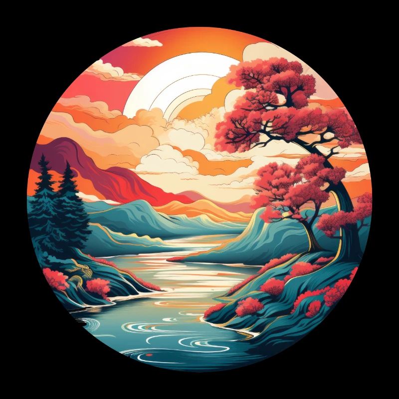 Japan landscape