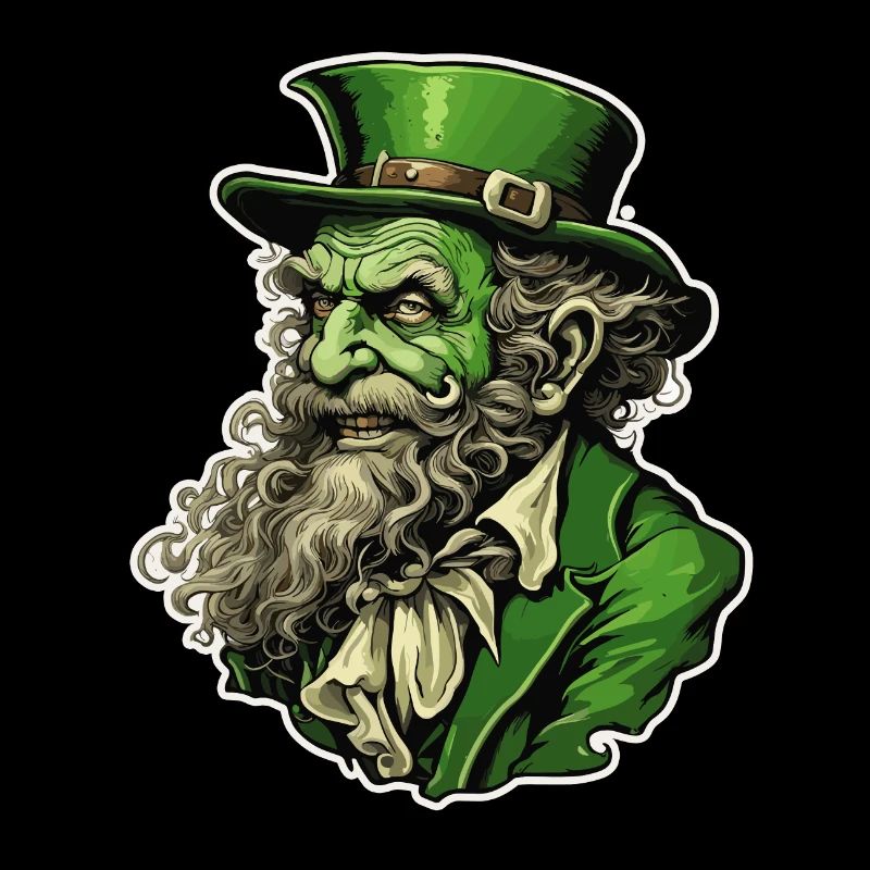 Leprechaun / Leprechaun / Vert / Gingembre / Irlande