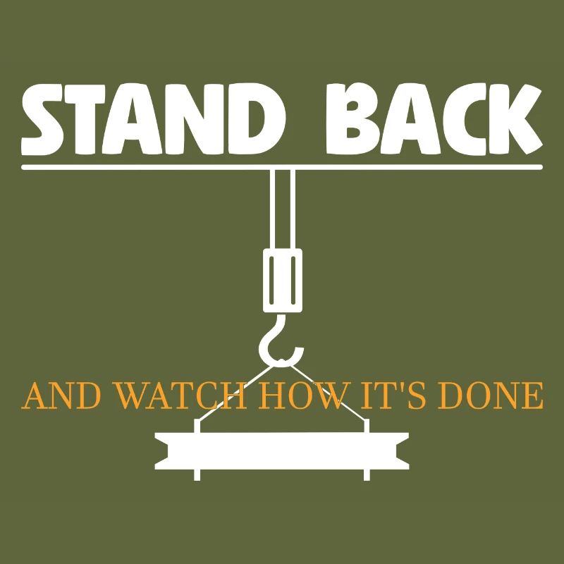 Crane Operator Stand Back Watch How It's Done