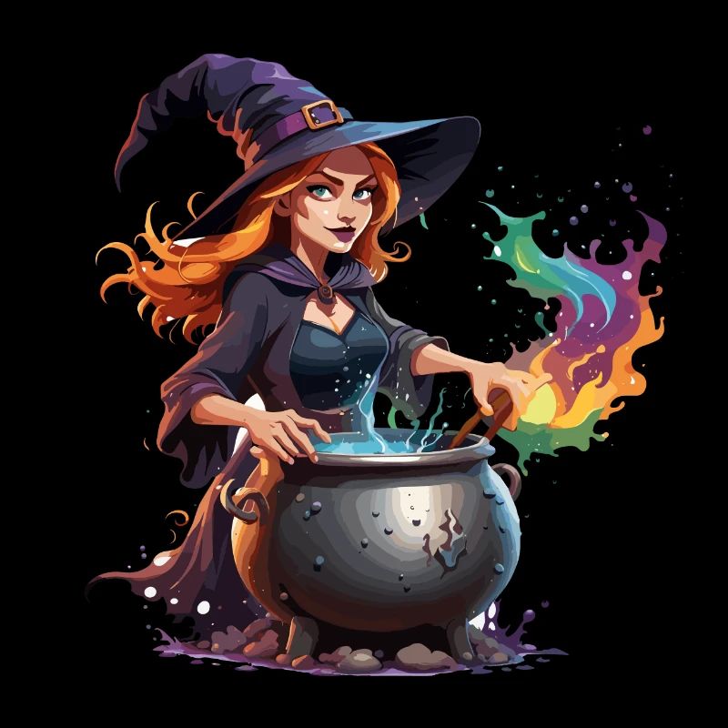 Sorcière / Magie / Rituel de sorcière / Conte de fées / Sort