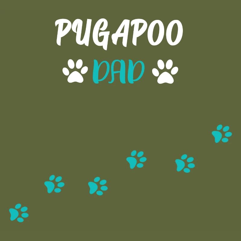 Pugapoo Dad - Pudel Mops Mix