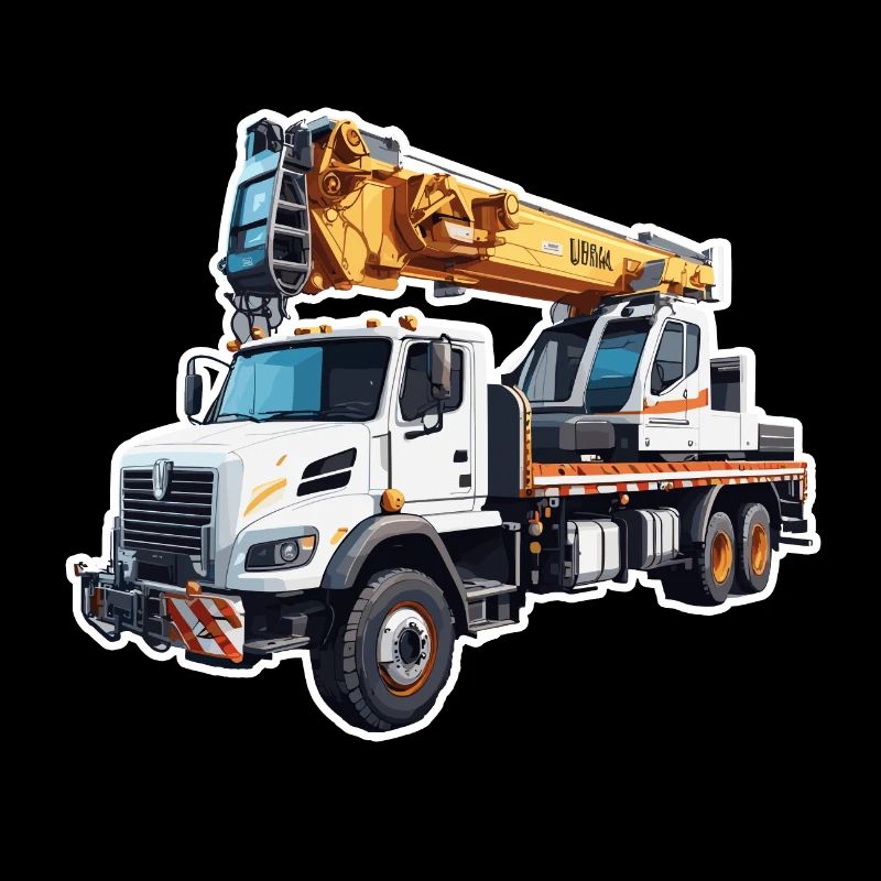 Crane / construction site / winch / crane system