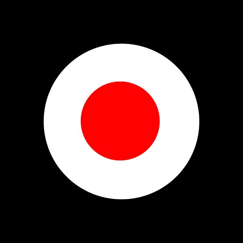 Mod Target Rondell schwarz rot