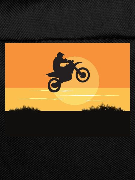 Motorcycle sunset