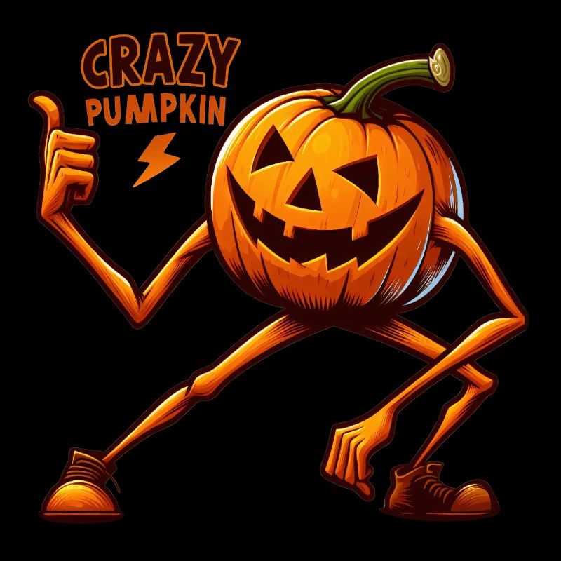 Crazy Veggies: Pumpkin Poser