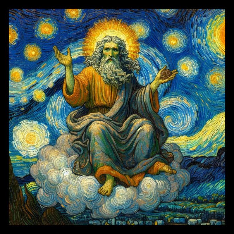 God in a Van Gogh