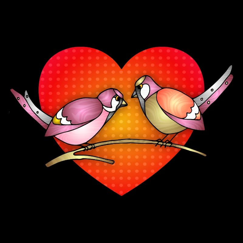 Bunte Vögel