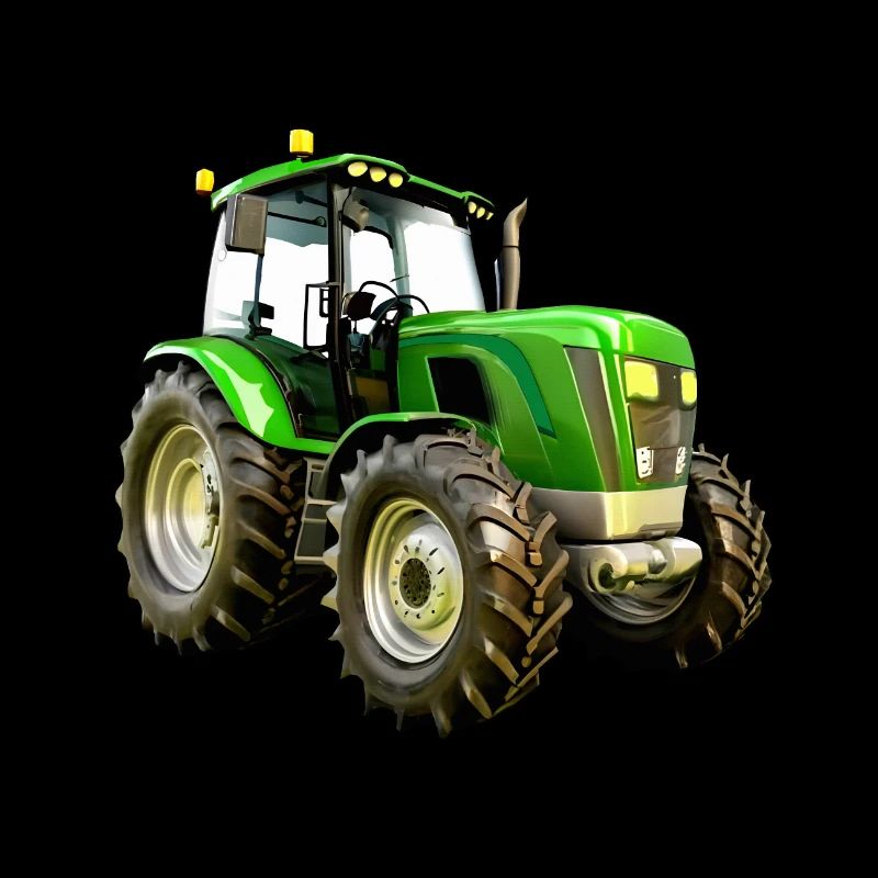 Moderner Traktor Trecker