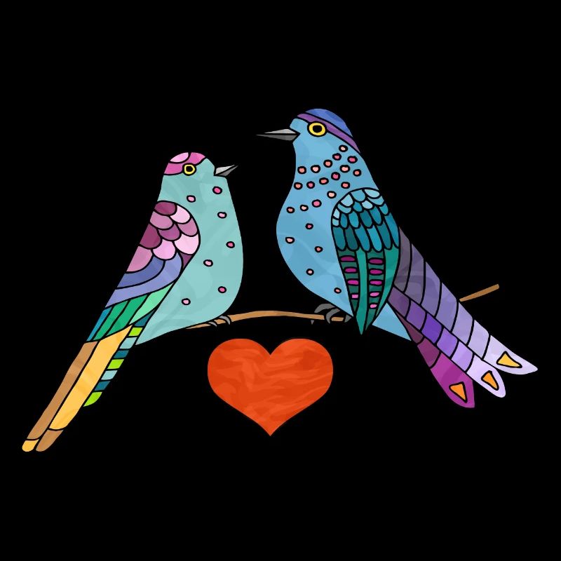 Bunte Vögel