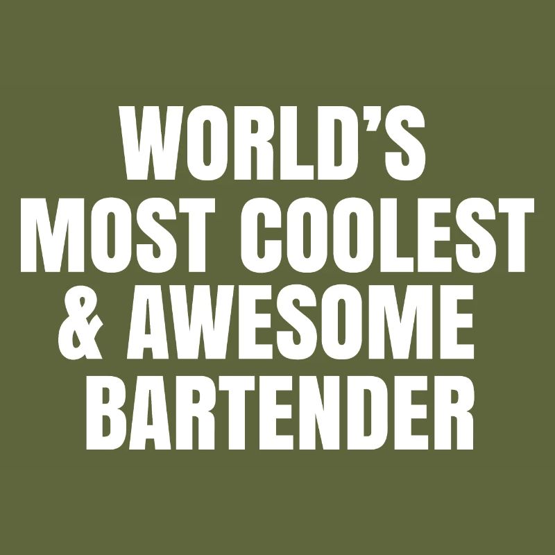 World's most coolest and awesome bartender