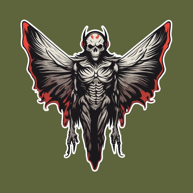 Mothman / Moth / Insect / Mythical Creature / Flutter
