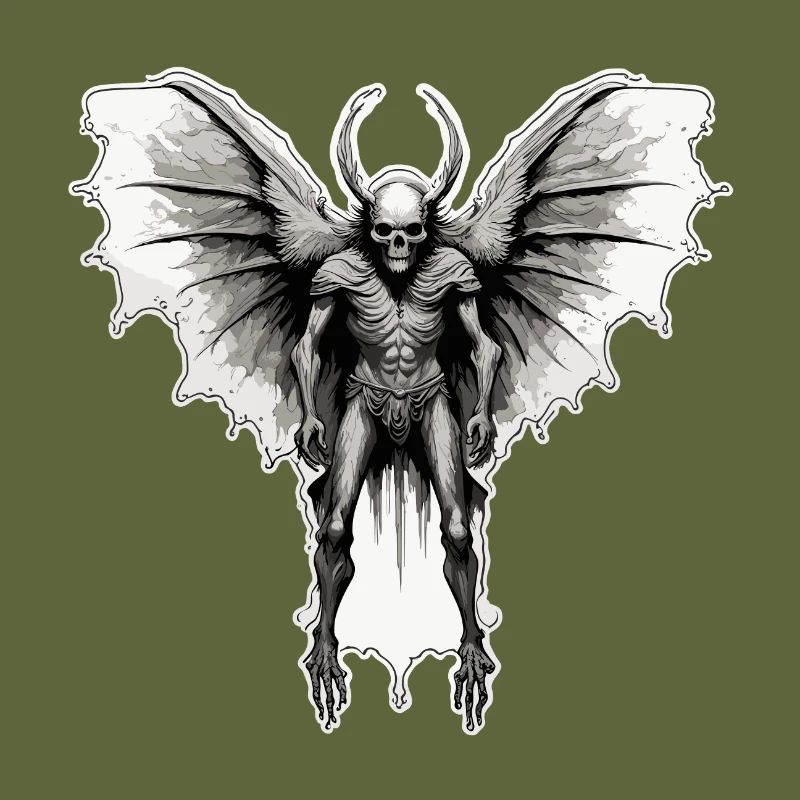 Mothman / Moth / Insect / Mythical Creature / Flutter