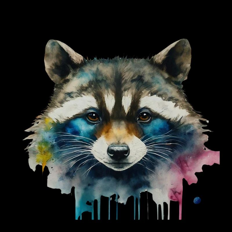 Waschbär Krafttier