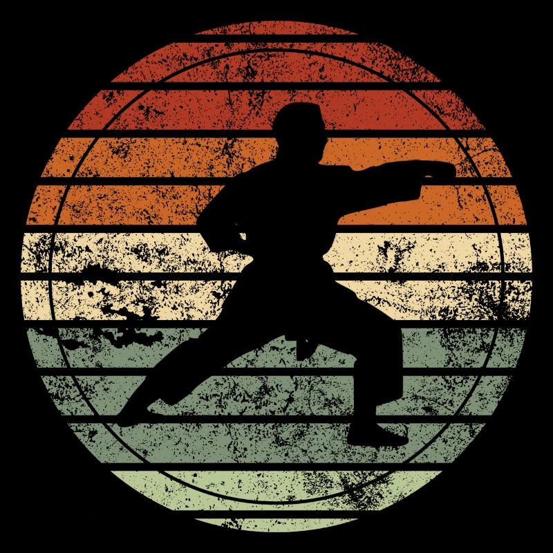 Retro Karate - Vintage Geschenkidee