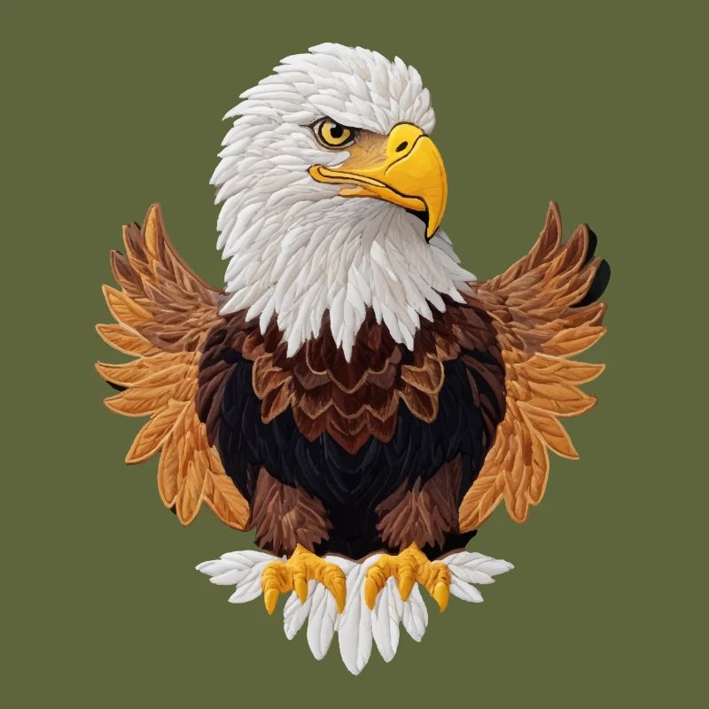 Beautiful bald eagle
