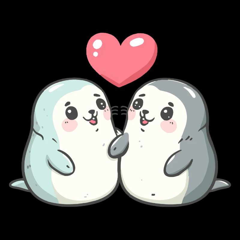 Robbe Tier Paar Liebe