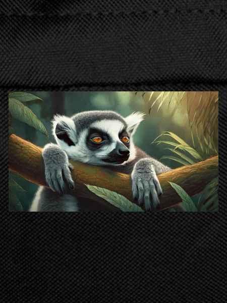 Cute animals chilling – ring-tailed lemur