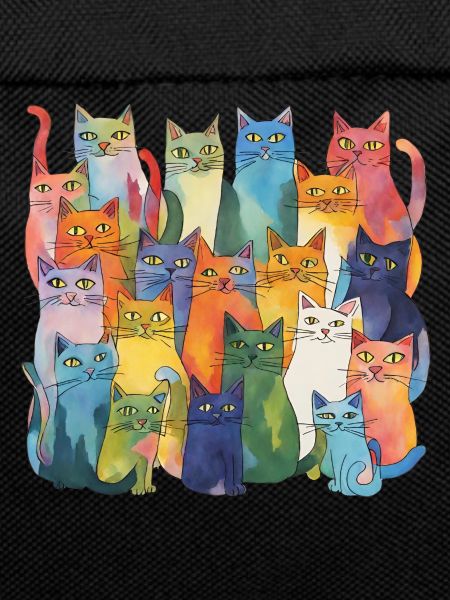 Bunte Katzen