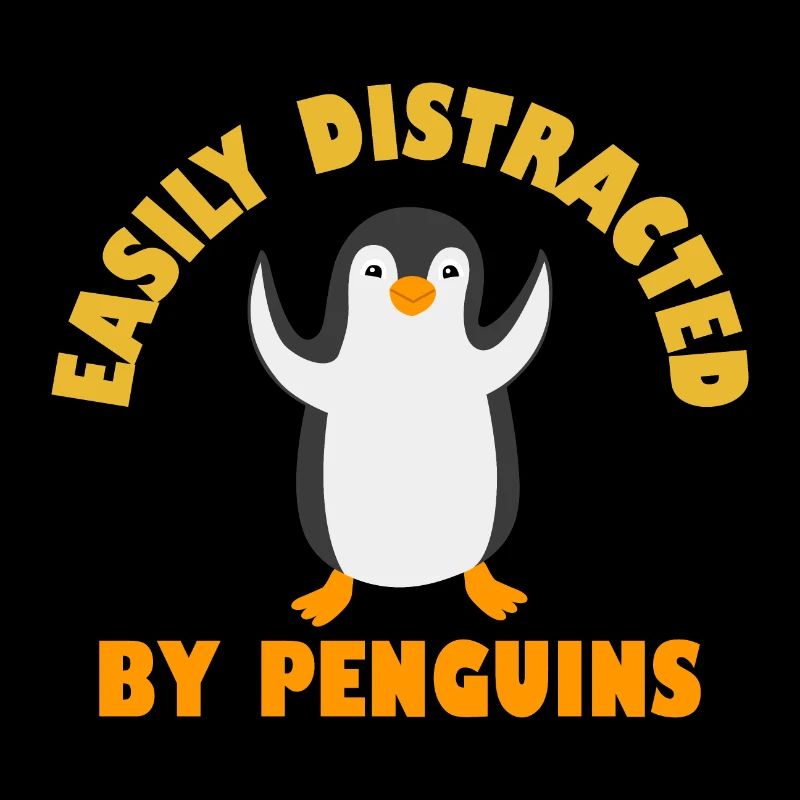 Facilement distrait par les pingouins