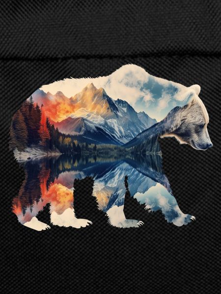 Double-exposure bear