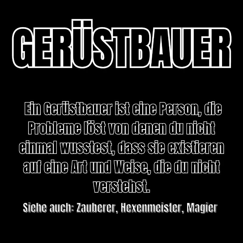 GERÜSTBAU Text