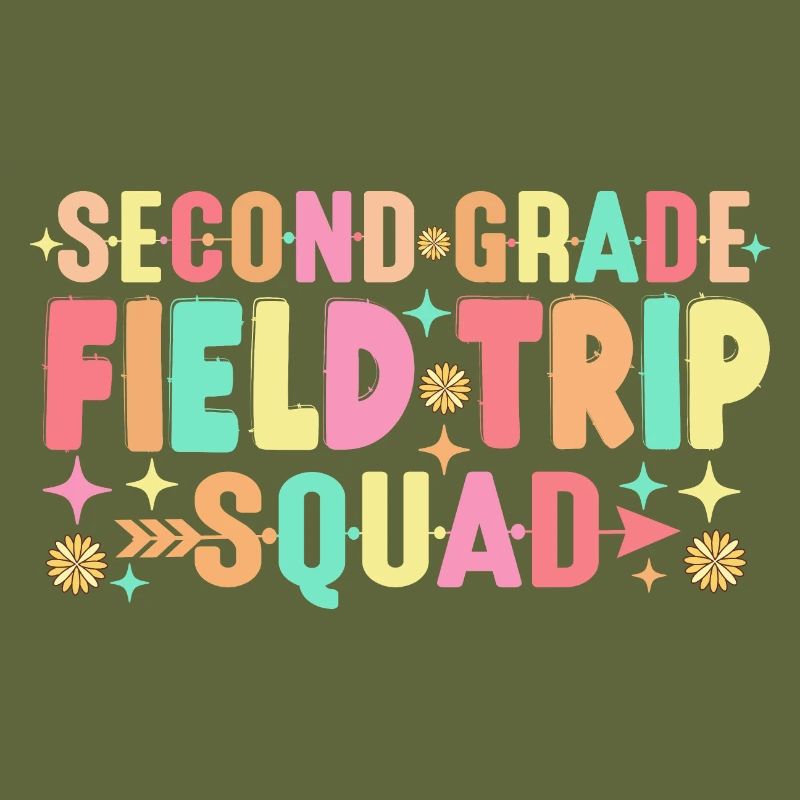 2nd Second Grade Field Trip Squad Matching