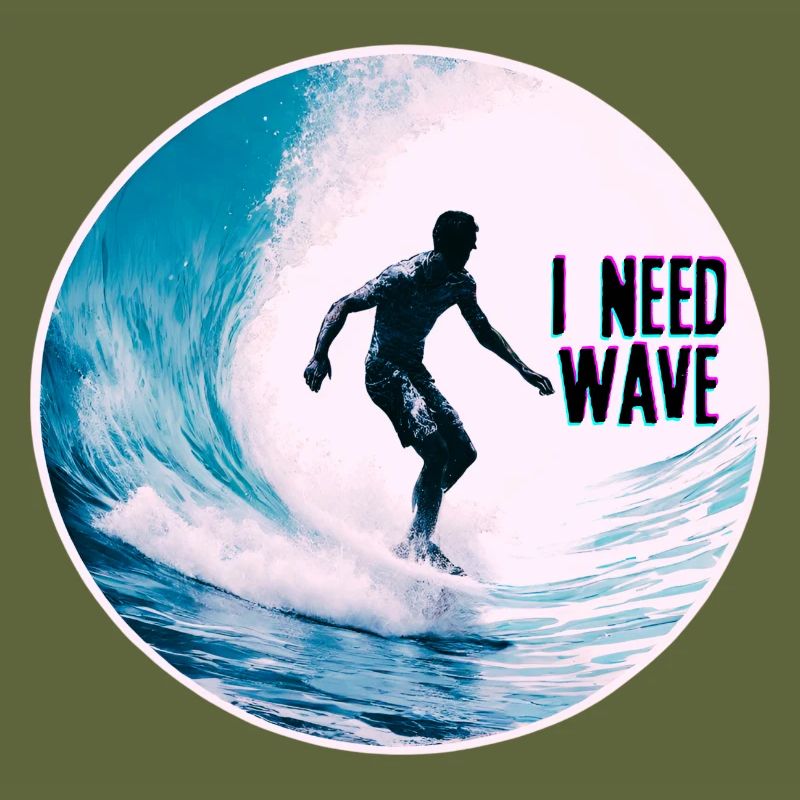Surfer on the Wave Need Wave