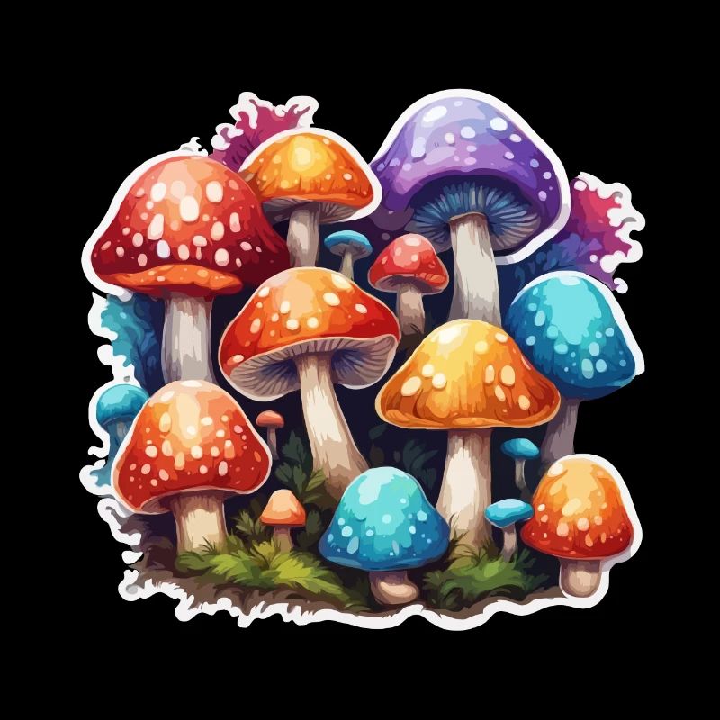 Champignon / Champignon / Prairie / Forêt / Goa / Psy