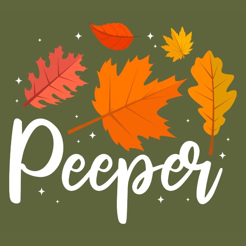 Peeper Fall Leaves Collecting Leaf Peeping