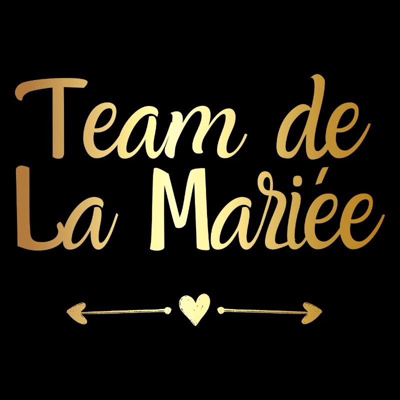 Team de la mariée doré - cadeau la mariée