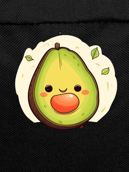 Happy avocado with pit