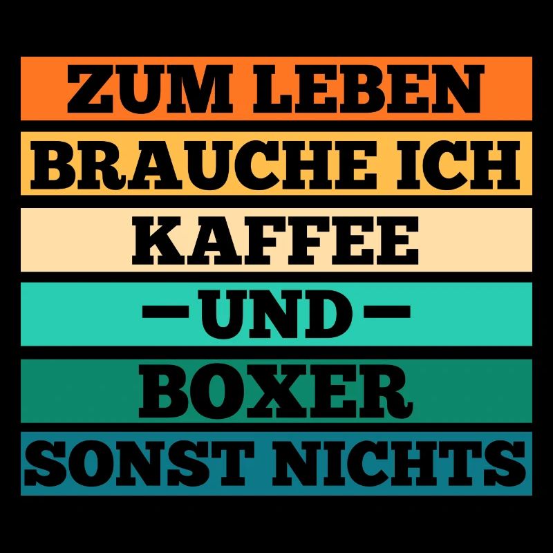 Hund Kaffee Deutscher Boxer