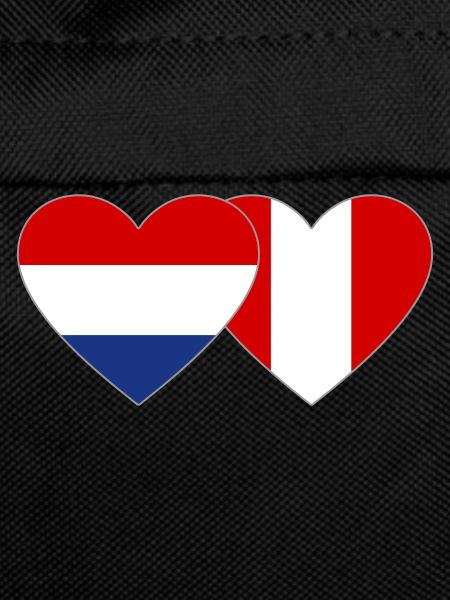 Holland Peru Flag Heart