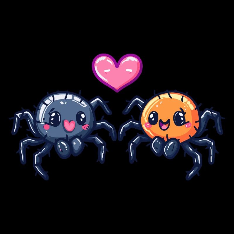 Tarantula Paar Liebe Spinne Verliebt