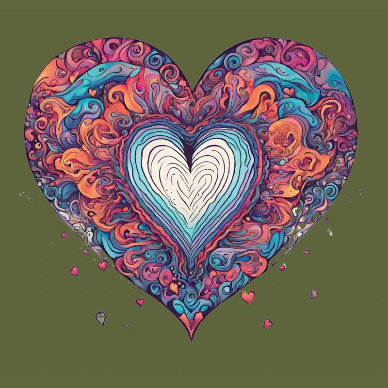 Heart psychedelic