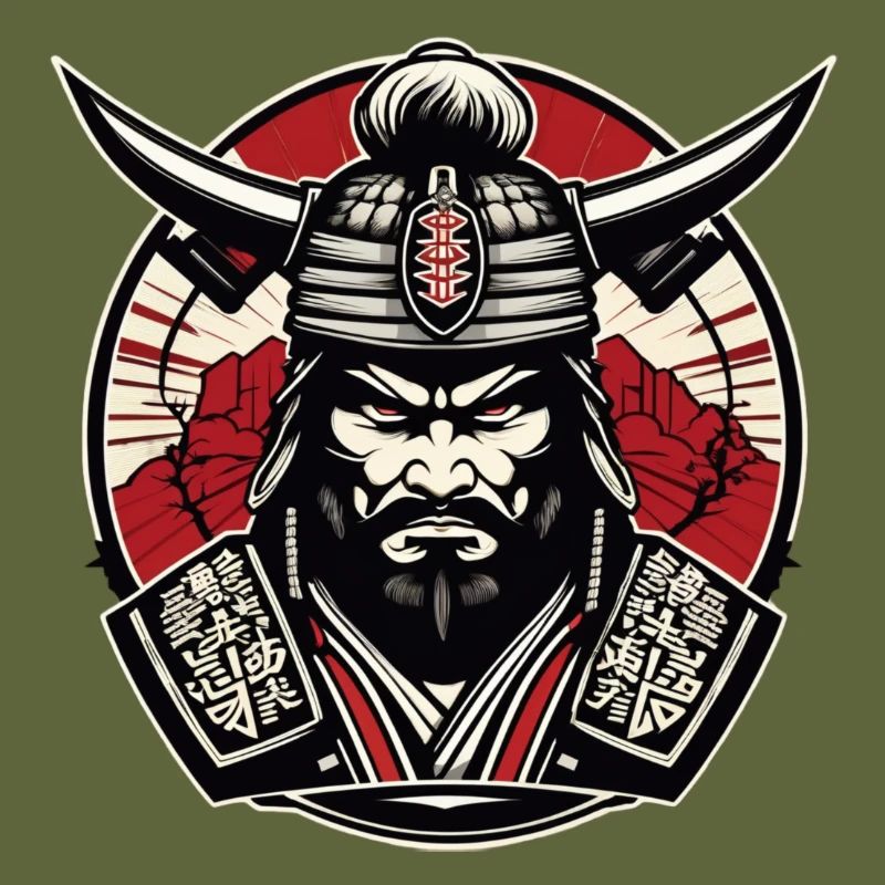 Samurai Gym Logo , Samurai Motiv , Samurai Design