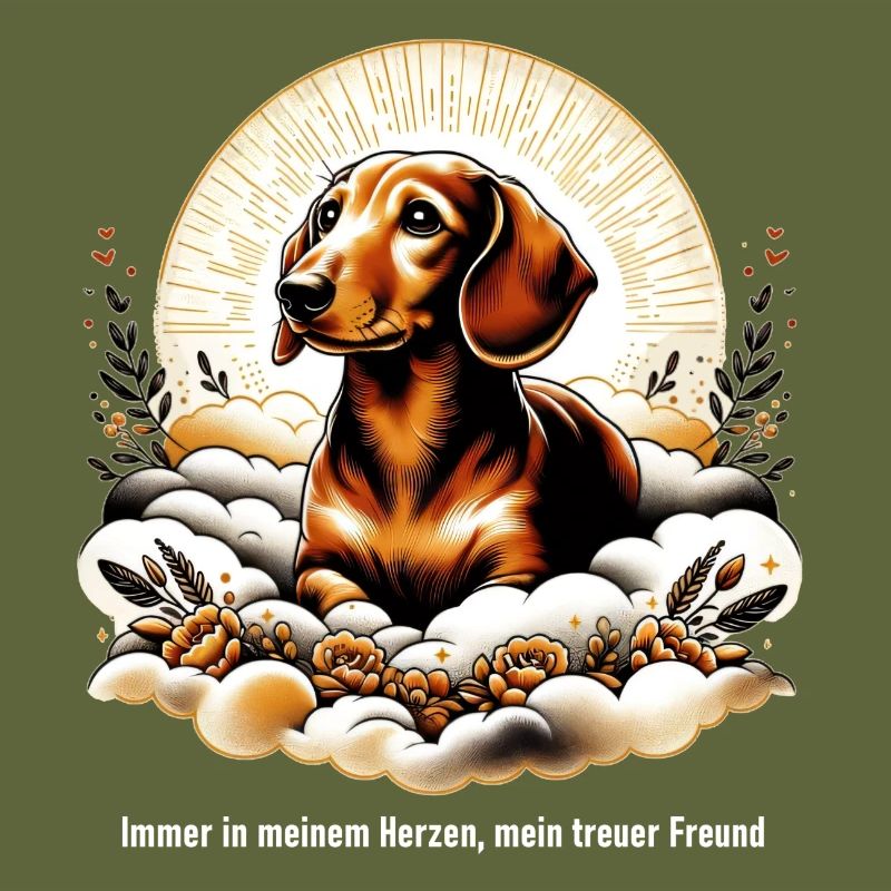 Coping with grief rainbow bridge Dachshund