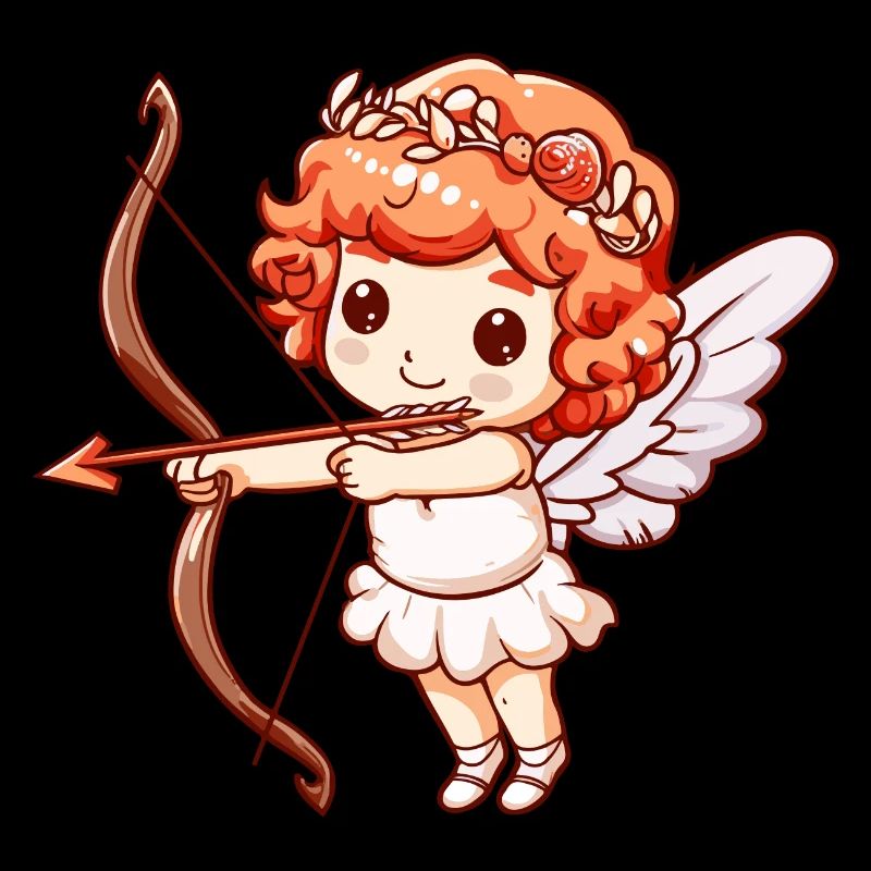 Ange de la Saint-Valentin en amour Cupidon