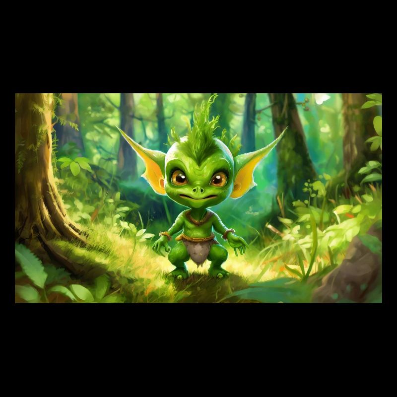 goblin - young cute little monsters