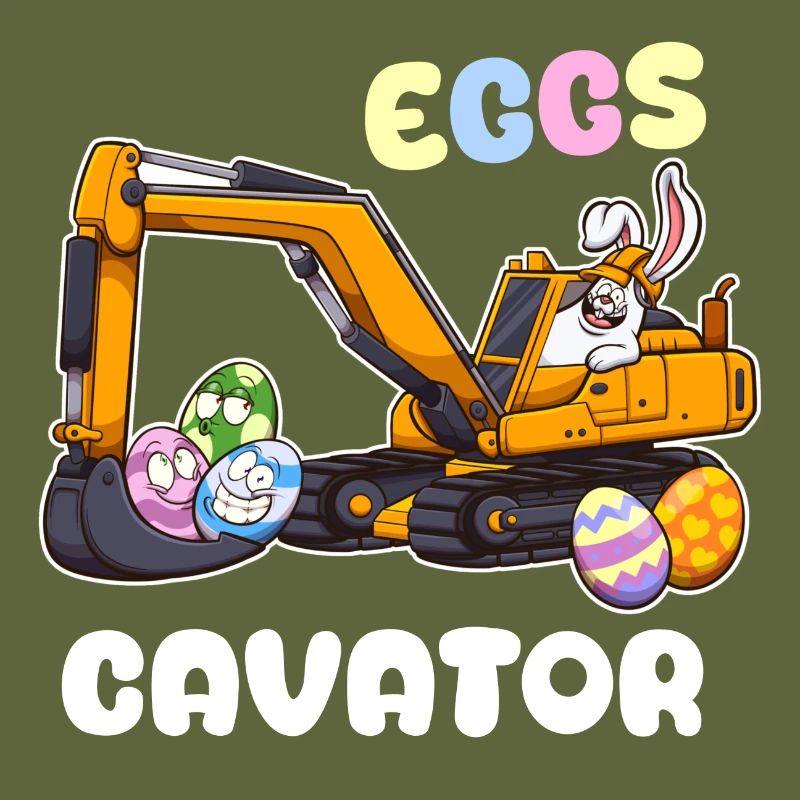 Jeu de mots de Pâques Eggscavator