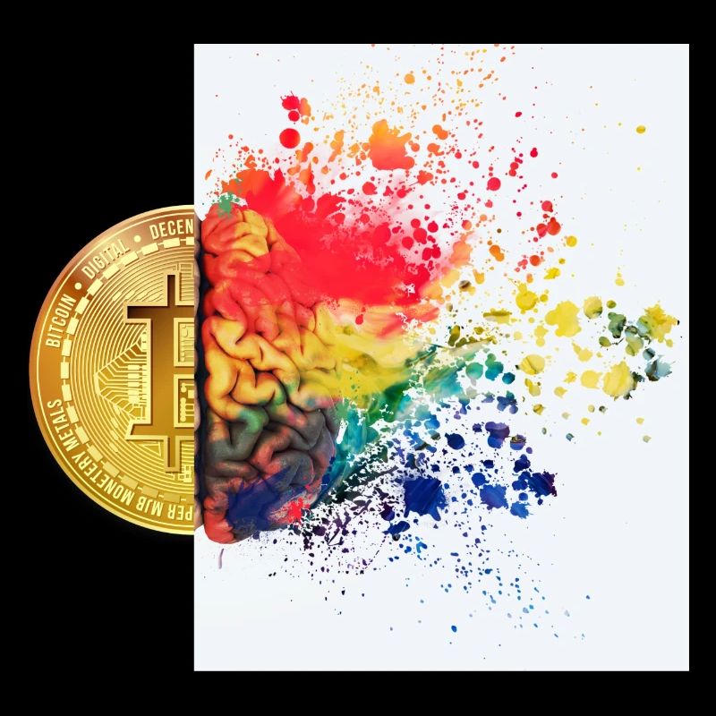 Krypto Gehirn 1 Bitcoin BTC ETH