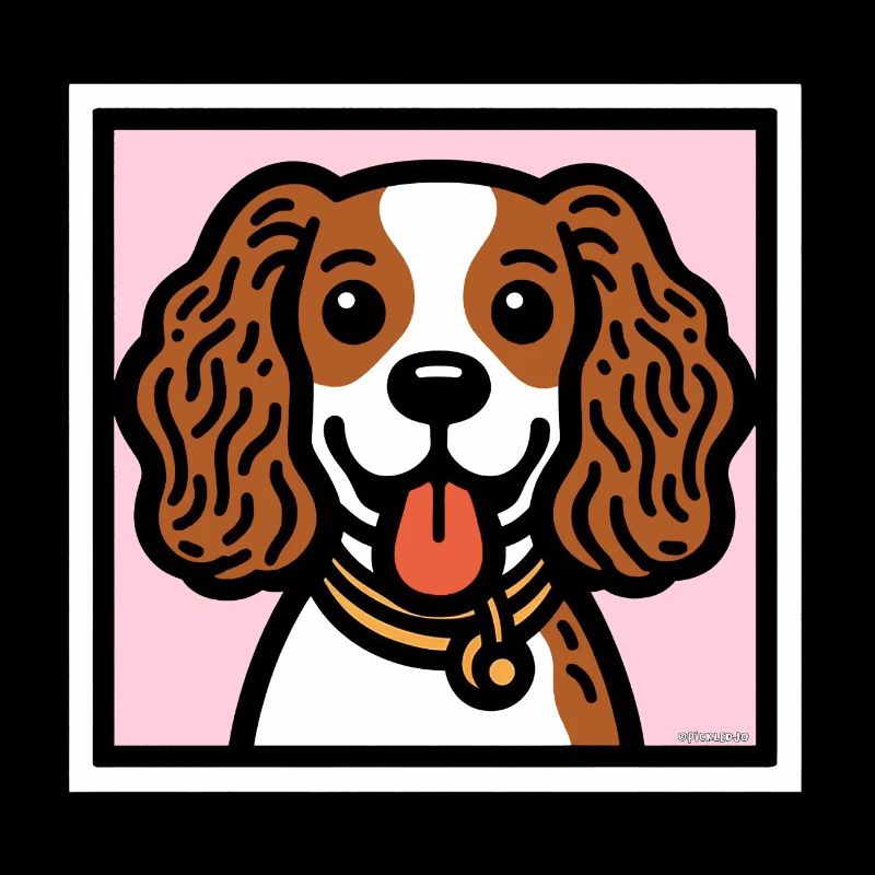 Cavalier King Charles Spaniel Pop Art