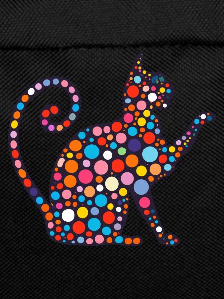 Bunte Mosaikkatze