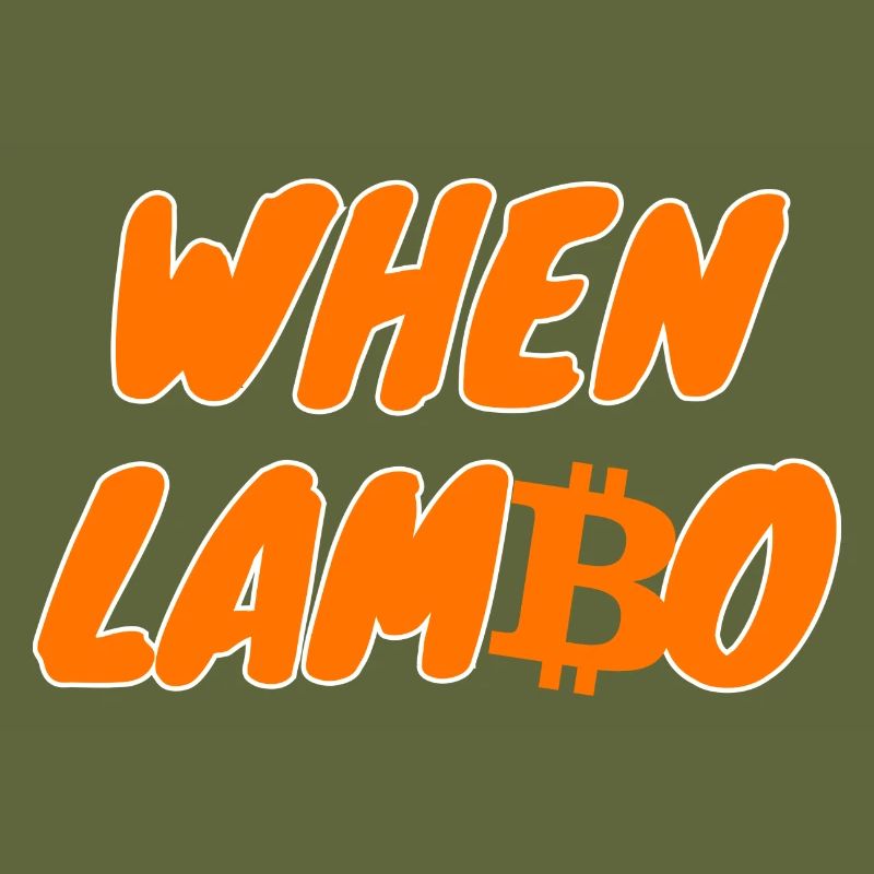 Crypto When Lambo BTC Bitcoin 2