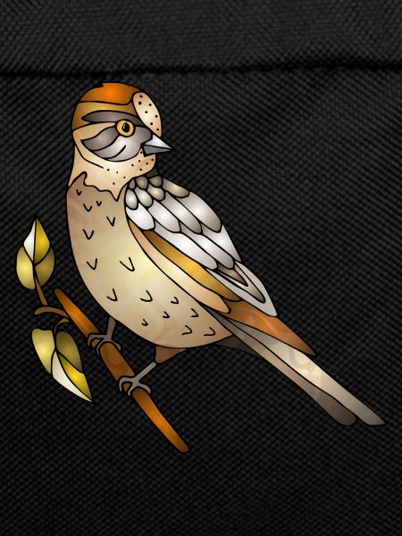 Bunter Vogel