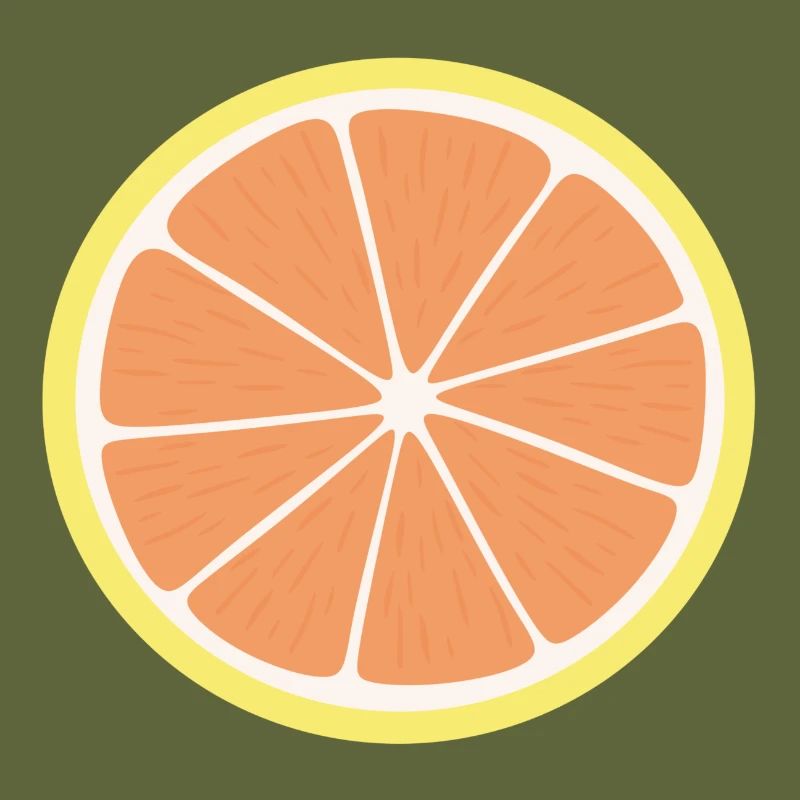 Grapefruit-Scheibe