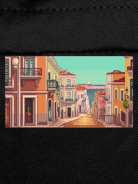Lisbon, Portugal - Pixel Art