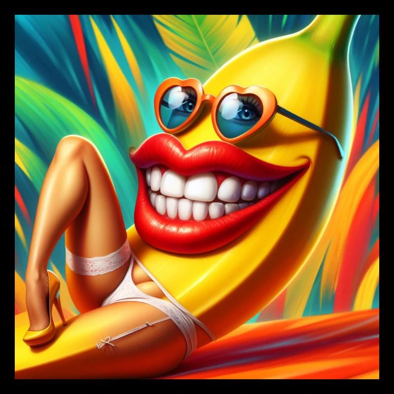 AUSGEBAGGERTE BANANE