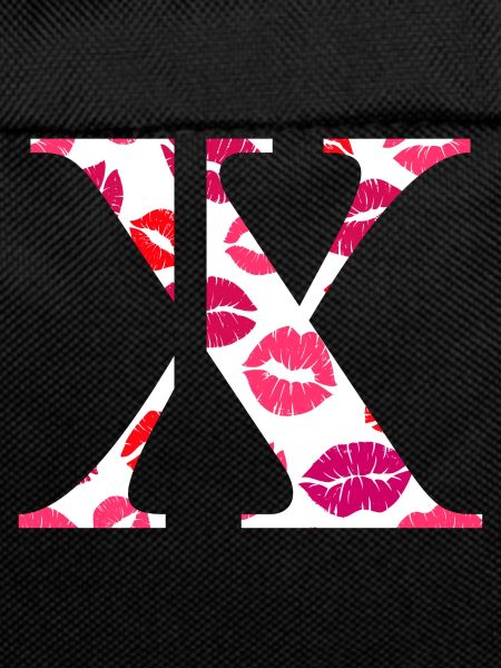 Letter x kisses
