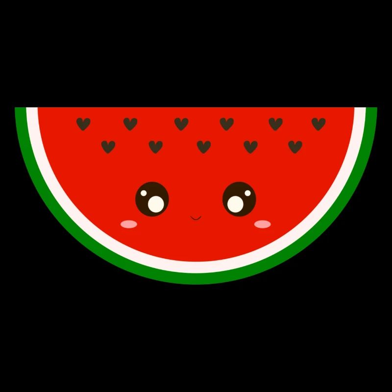 Kawaii Wassermelone